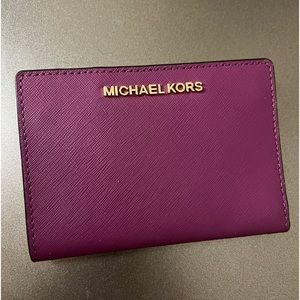 NWOT Michael Kors Women’s Wallet Purple-NWOT
